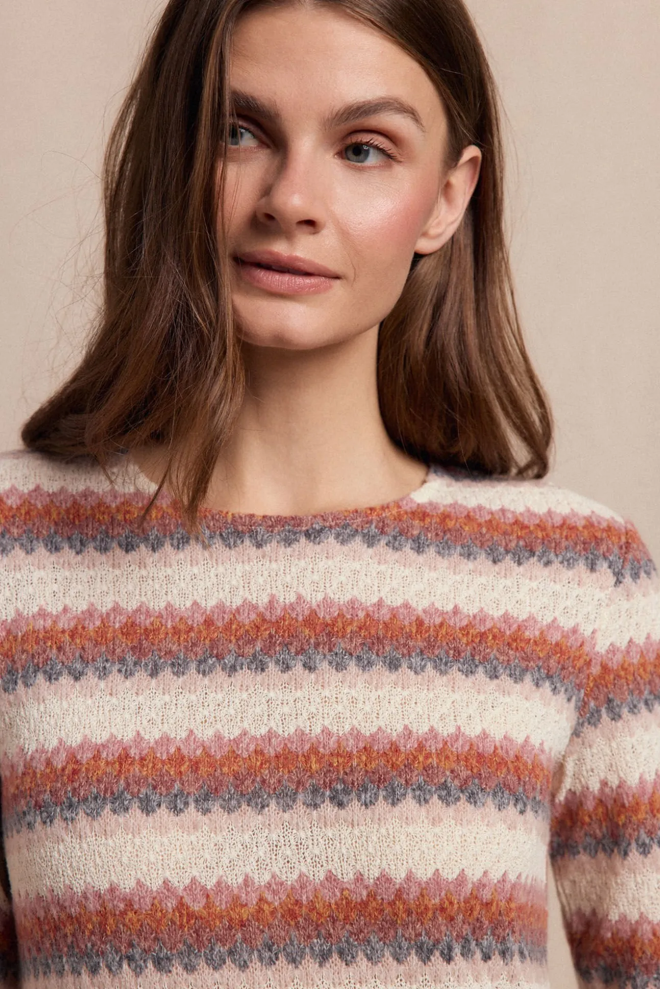 Vestido estructura multicolor