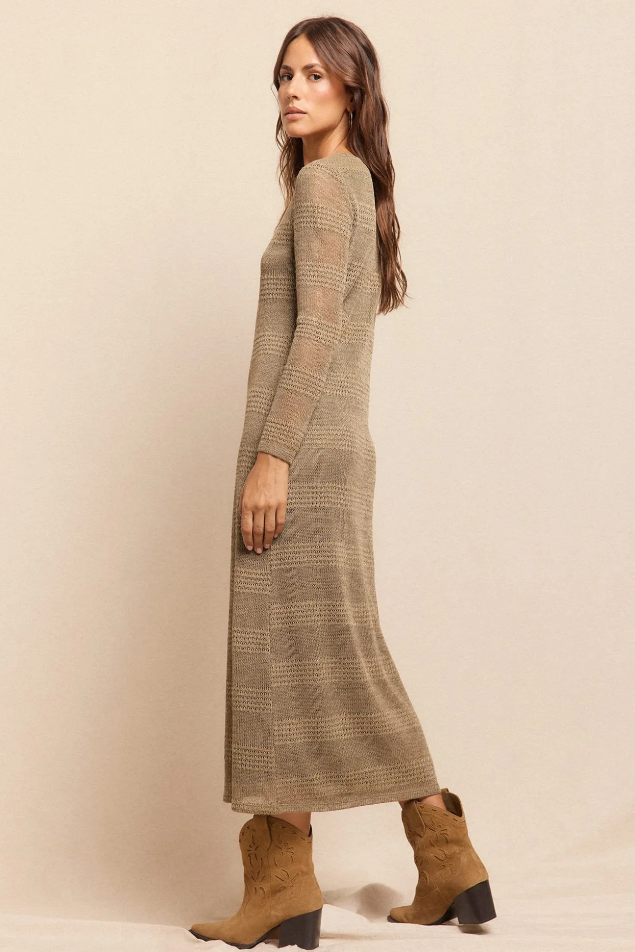 Vestido estructura rústica