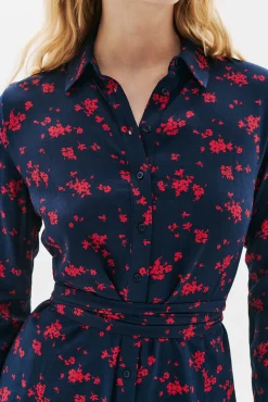 Vestido flores 100% viscosa