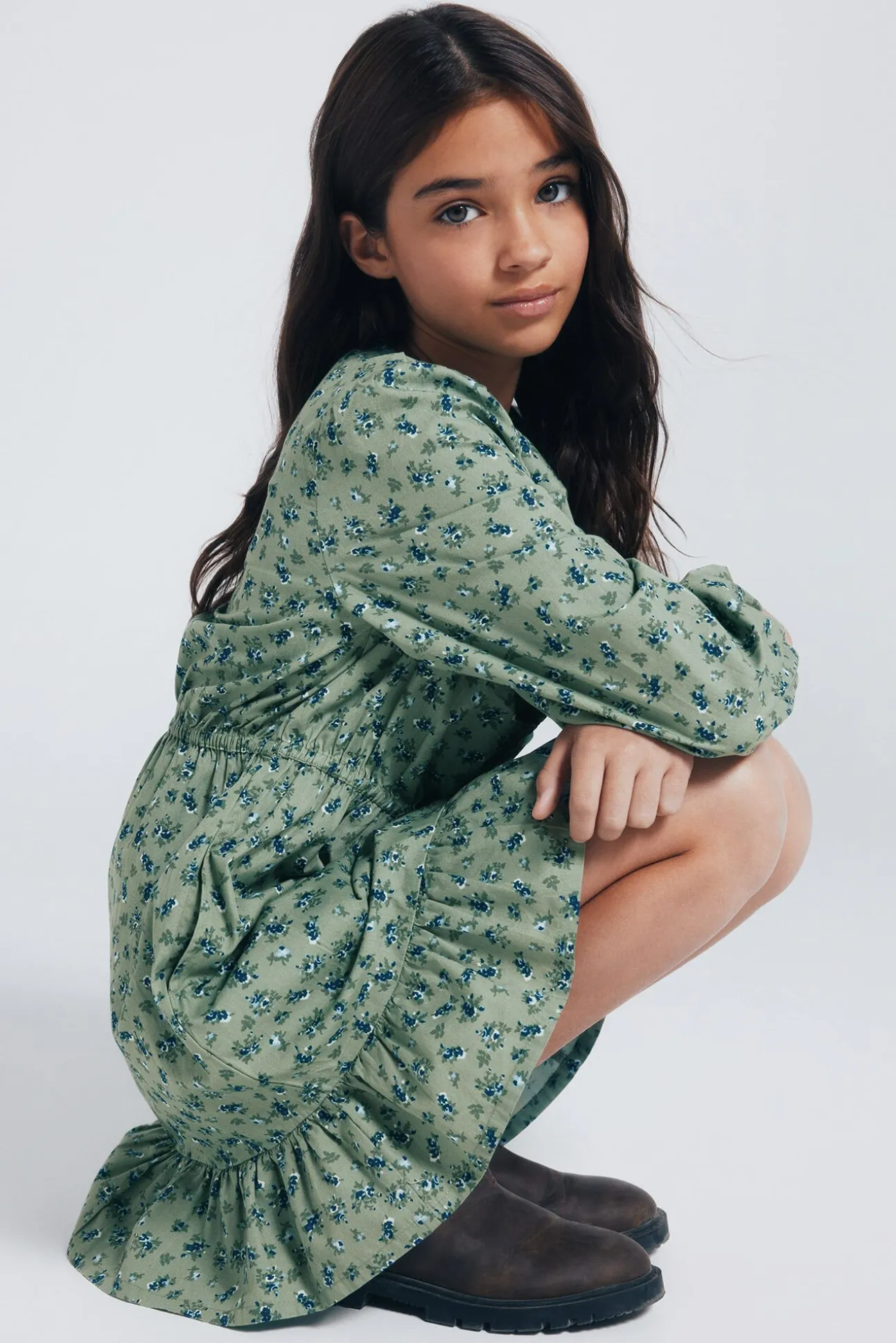 Vestido flores niña