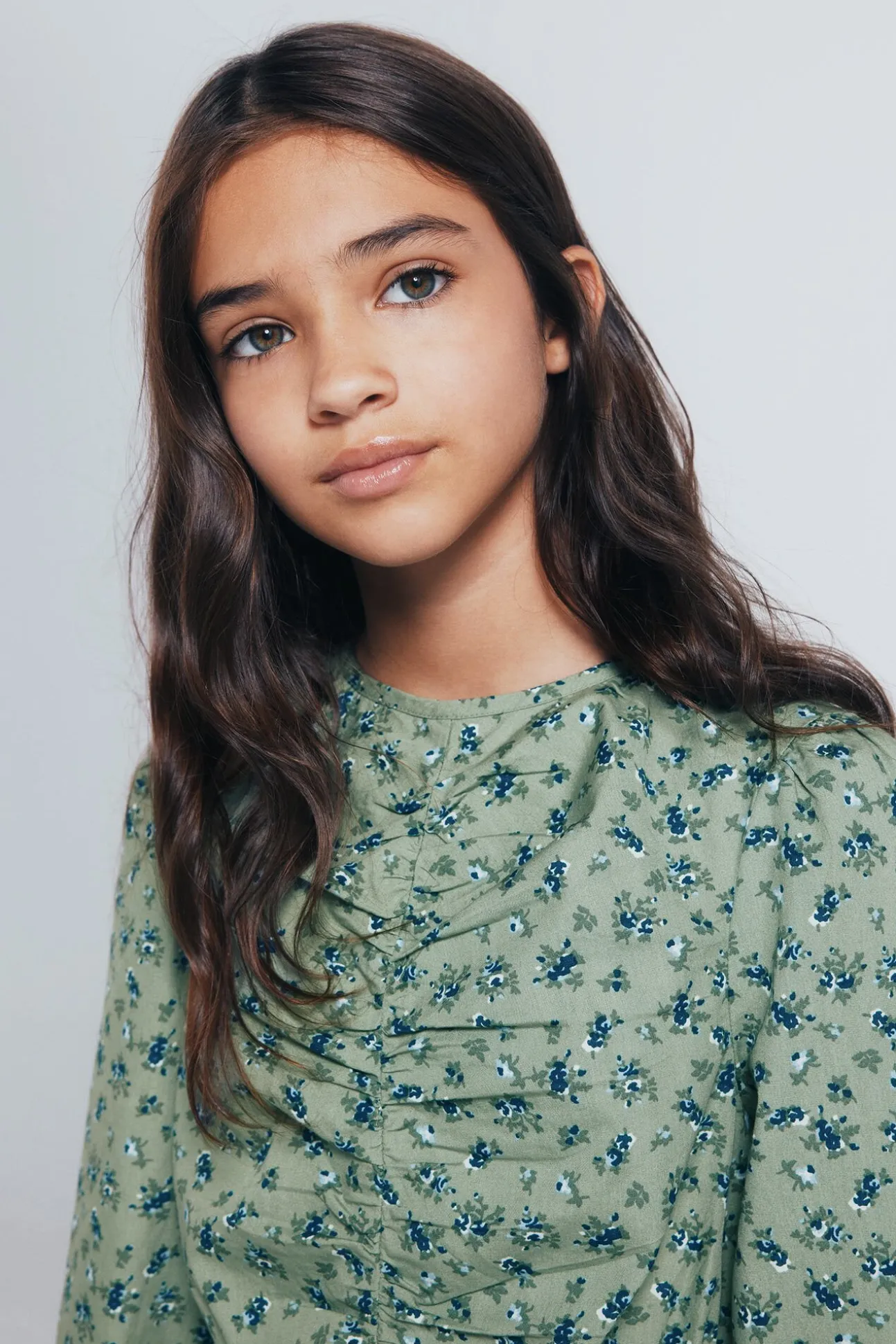 Vestido flores niña