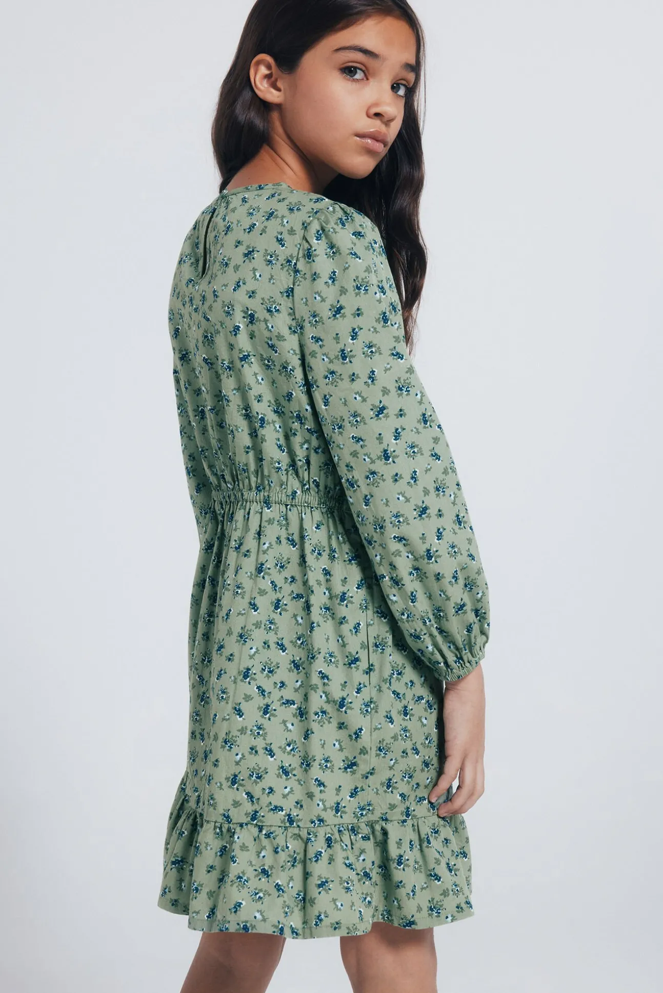 Vestido flores niña