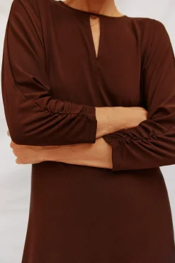 Vestido fluido estampado