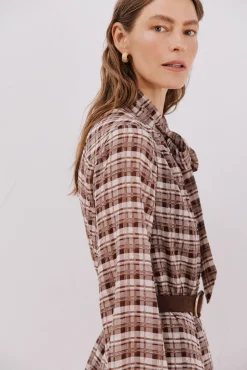 Vestido fluido estampado