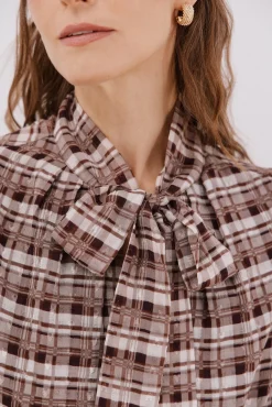 Vestido fluido estampado