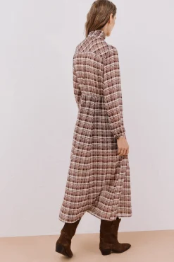 Vestido fluido estampado