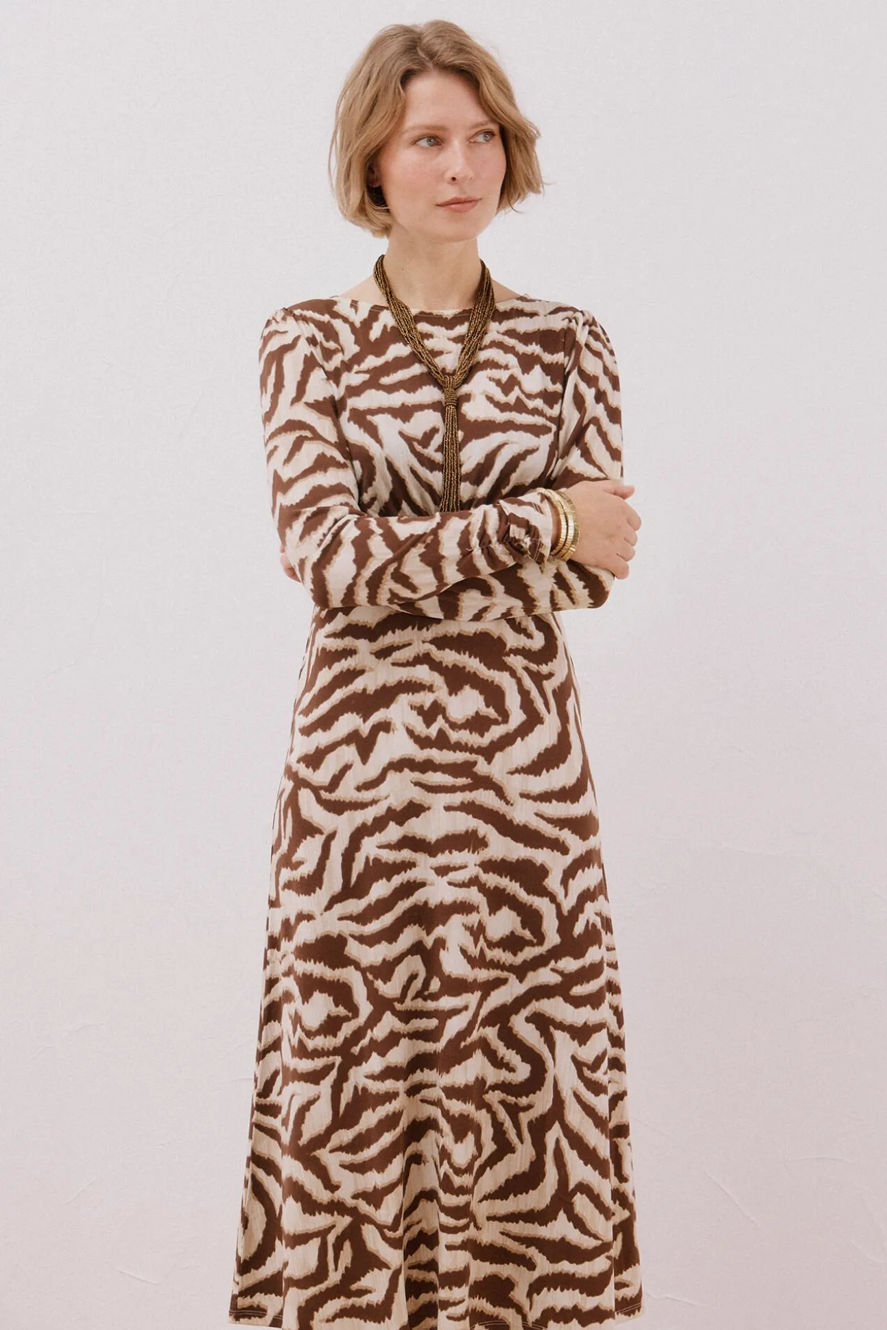 Vestido frunce pecho