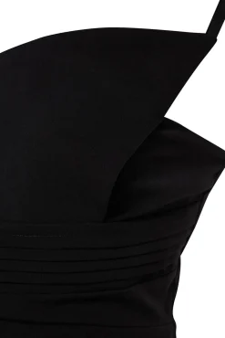 Vestido largo asimétrico