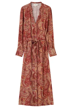 Vestido largo con estampado