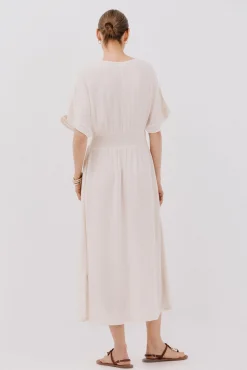 Vestido largo encaje