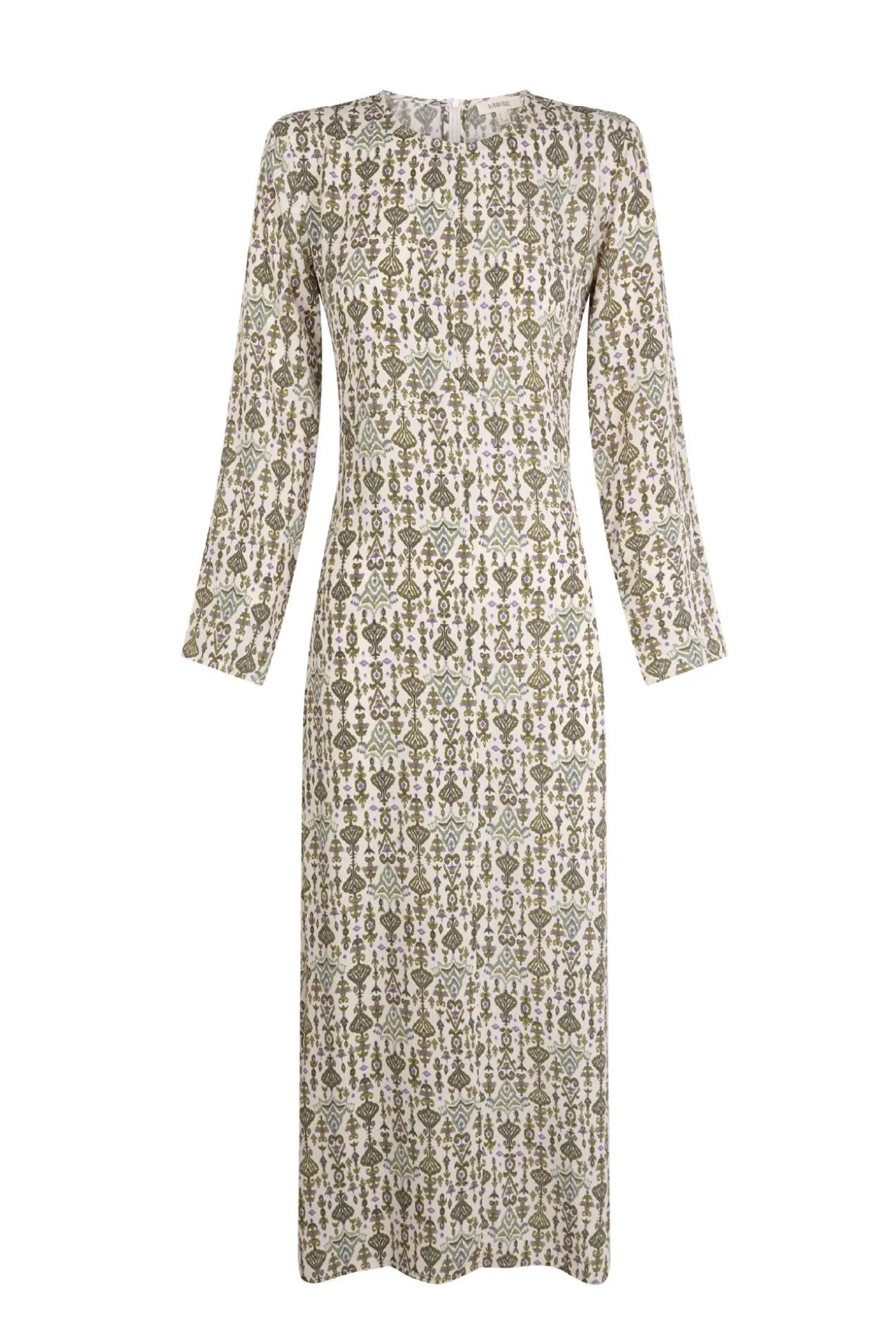 Vestido largo estampado