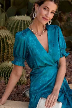 Vestido largo estampado