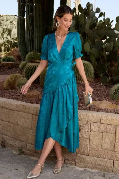 Vestido largo estampado