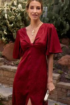 Vestido largo estampado