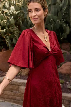 Vestido largo estampado