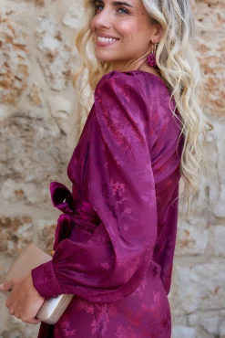 Vestido largo estampado