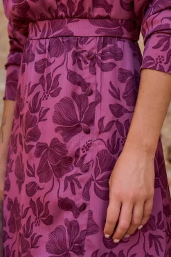 Vestido largo estampado Lena