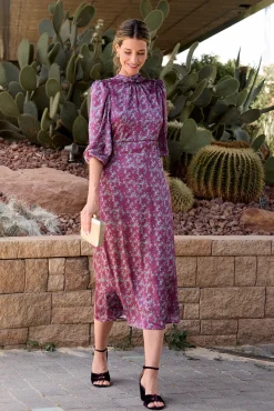 Vestido largo estampado MIN