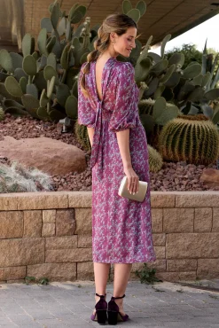 Vestido largo estampado MIN