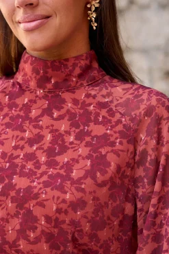 Vestido largo flores