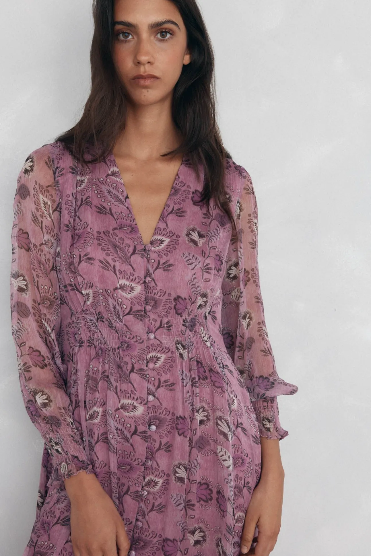 Vestido largo fluido