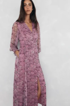 Vestido largo fluido