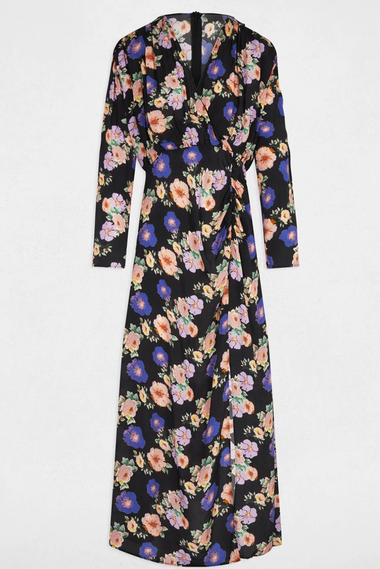 Vestido largo satinado