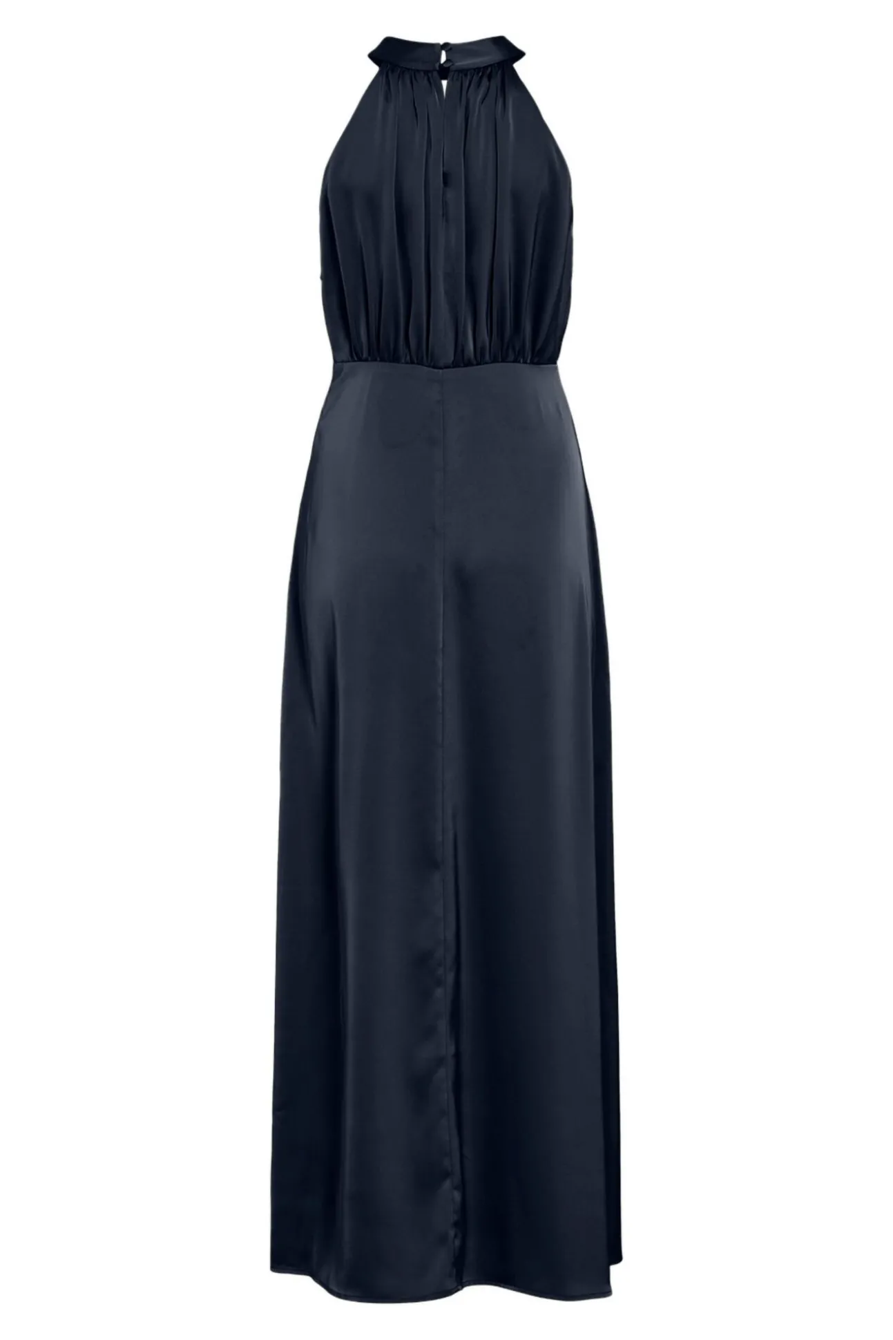 Vestido largo satinado de fiesta