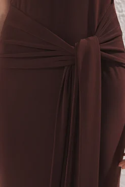 Vestido maxi ajustado