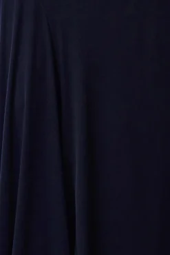 Vestido maxi de cuello alto