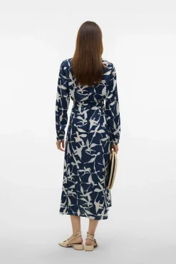 Vestido midi camisero