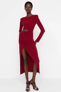 Vestido midi de noche