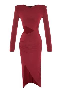 Vestido midi de noche