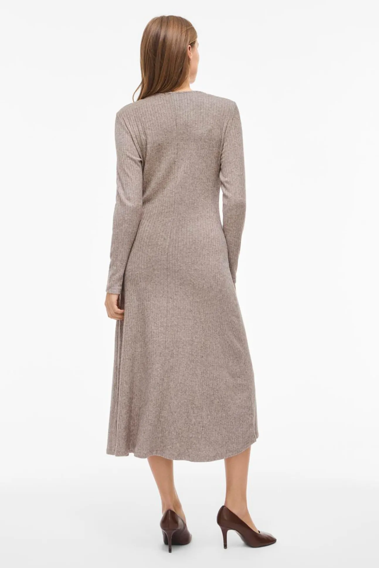 Vestido midi de viscosa