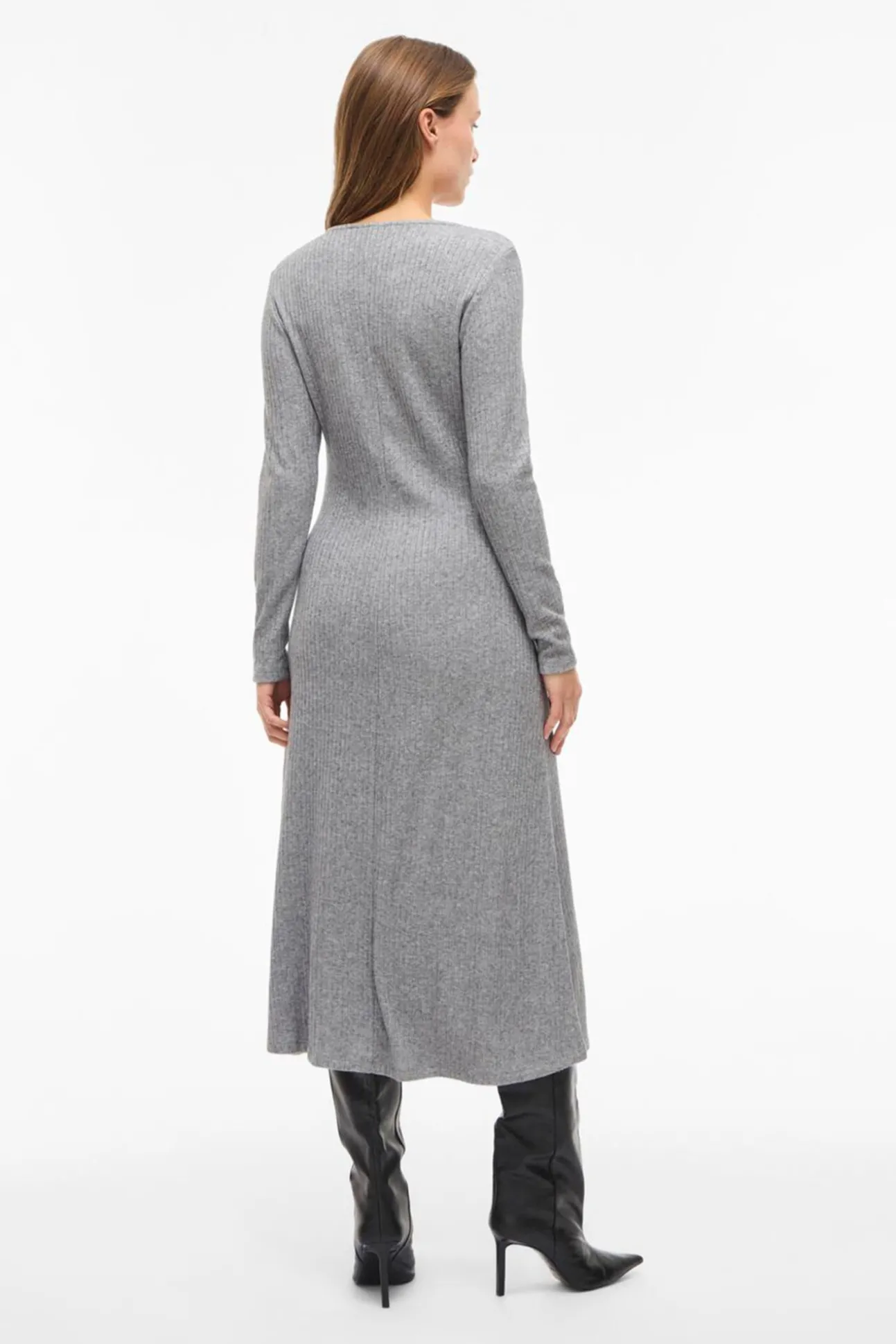 Vestido midi de viscosa