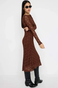 Vestido midi espalda abierta