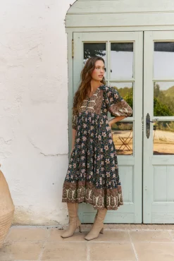 Vestido midi Eve estampado Nomade