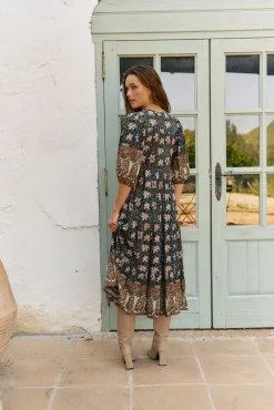 Vestido midi Eve estampado Nomade