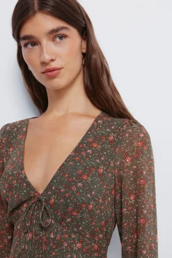 Vestido midi florecitas