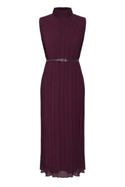 Vestido midi plisado