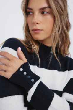 Vestido midi punto rayas kodak