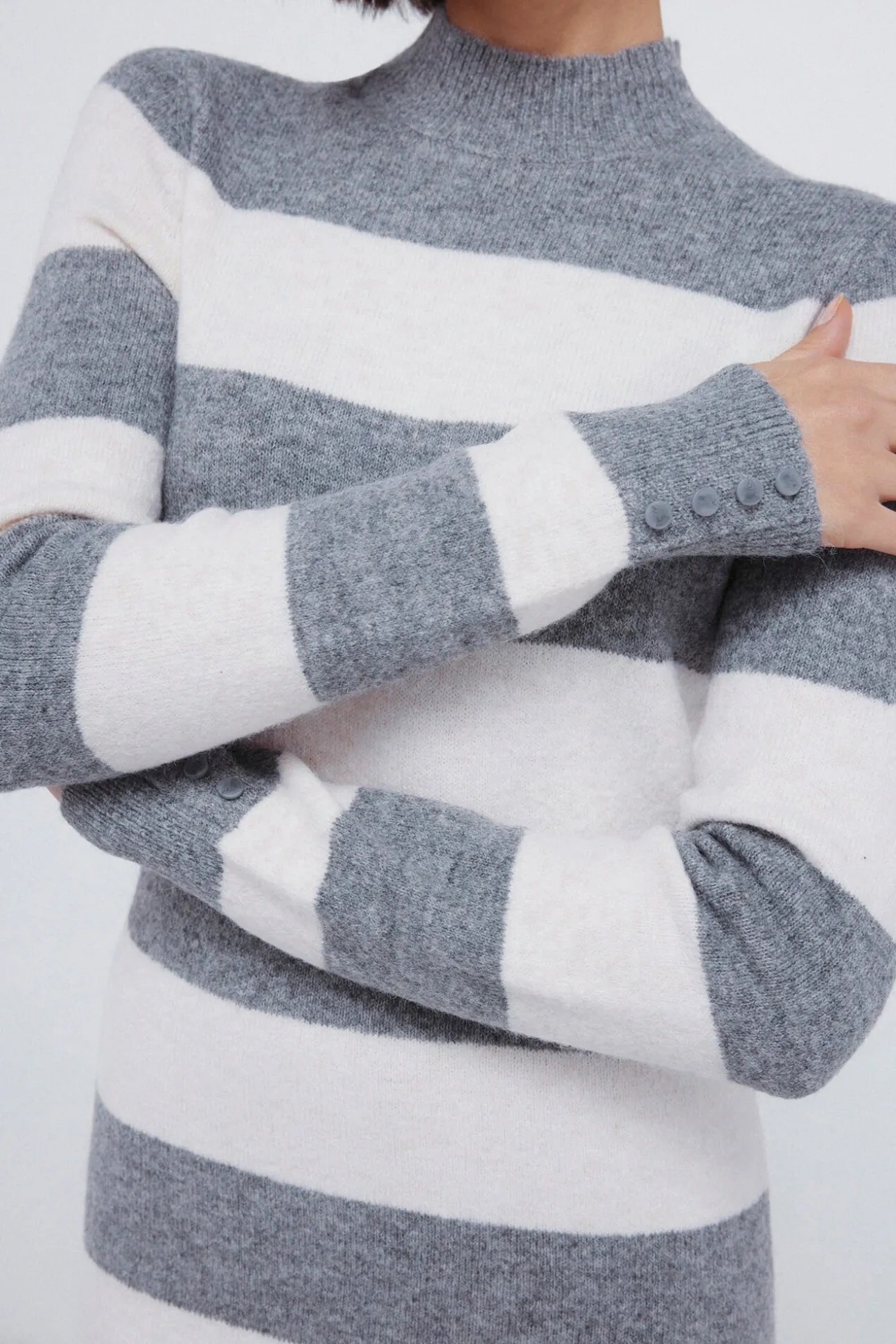 Vestido midi punto rayas kodak