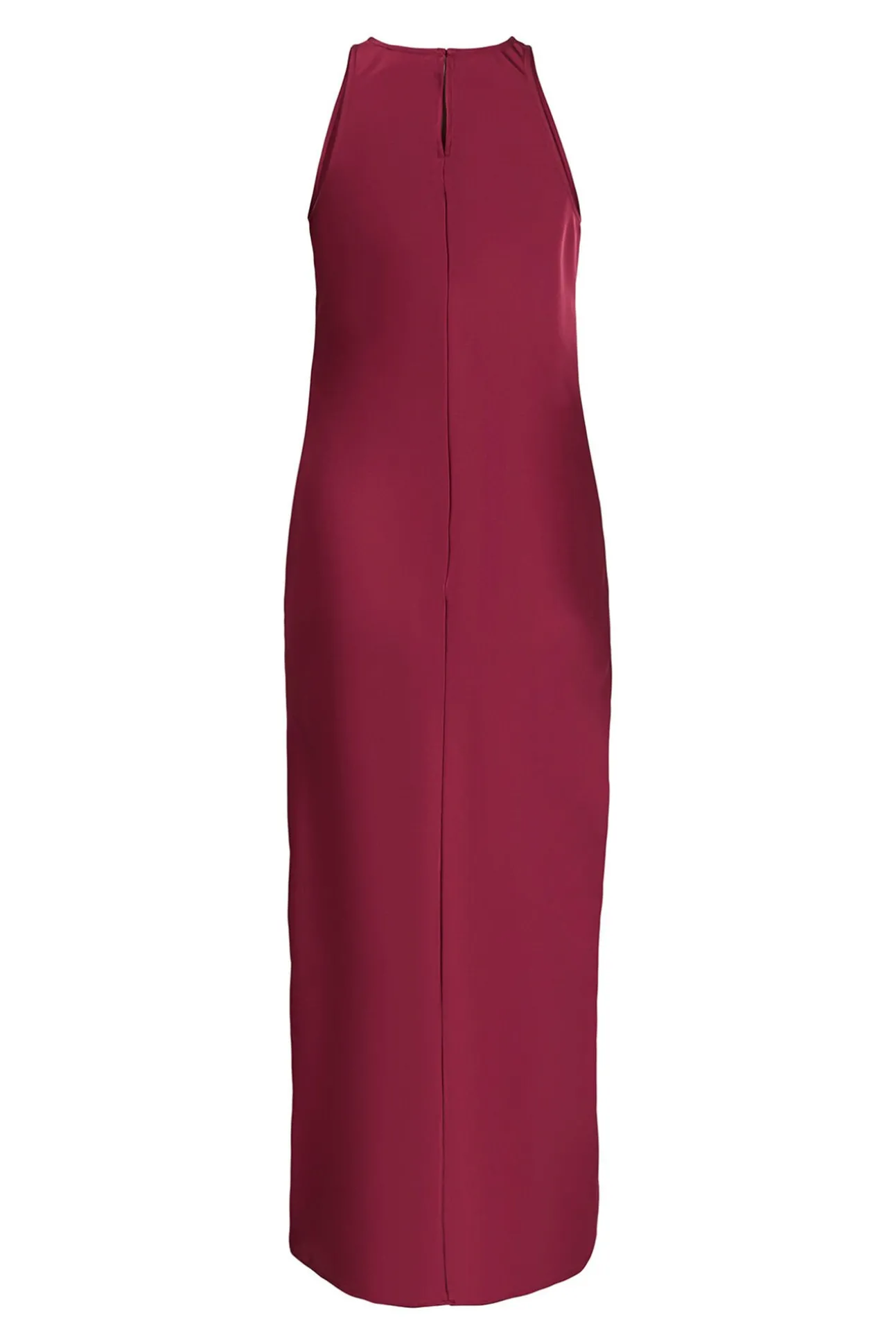 Vestido midi satinado