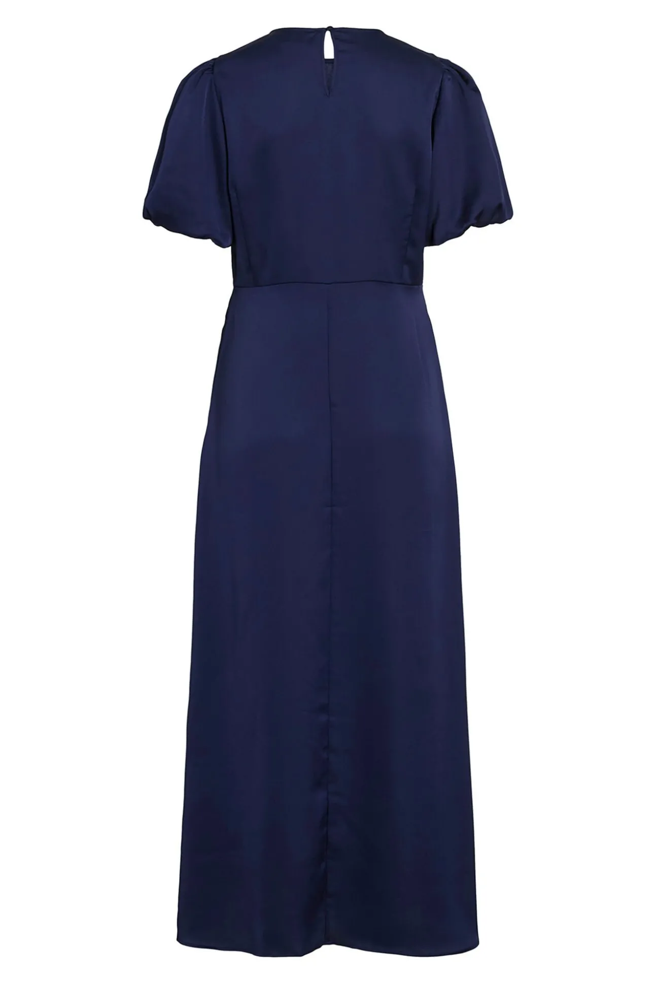 Vestido midi satinado de fiesta