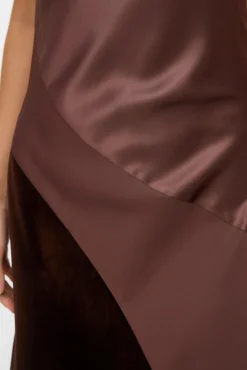 Vestido midi sin mangas