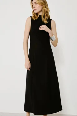 Vestido midi sin mangas