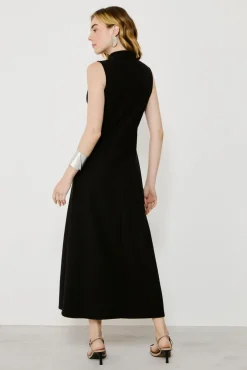 Vestido midi sin mangas