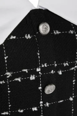 Vestido mini cuello camisero