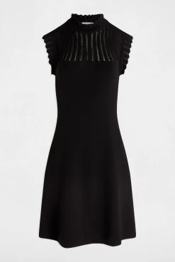 Vestido punto corto evasé