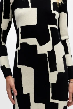 Vestido punto estampado